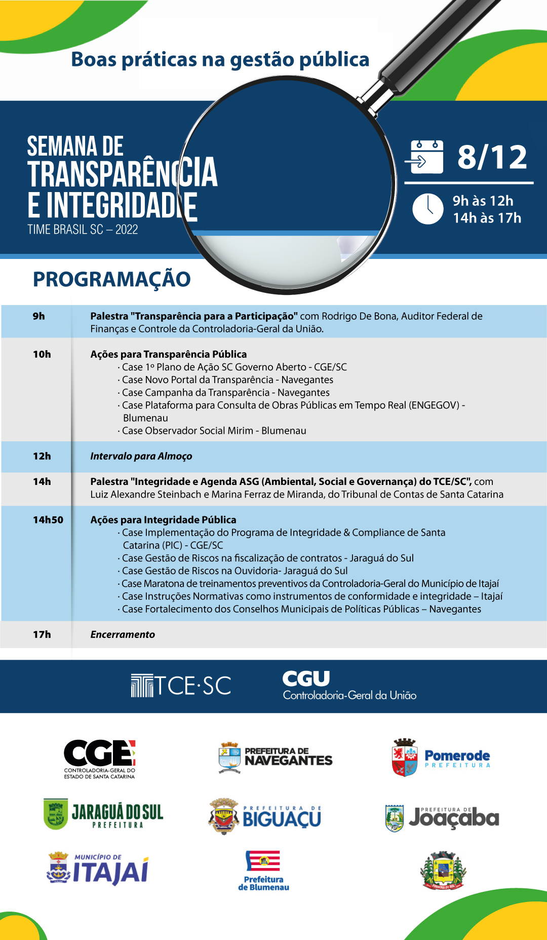 TCEMG e UFMG realizam evento Política de Controle e Transparência