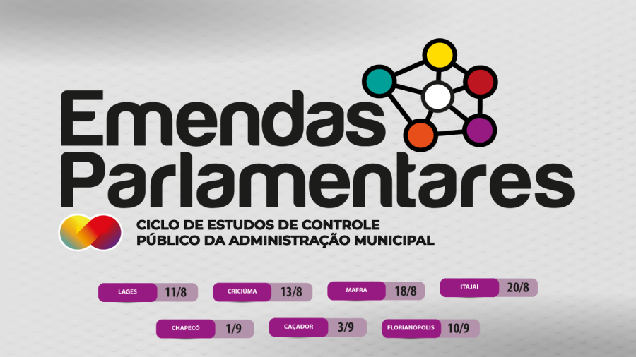 Ciclo de Estudos de Controle Público da Administração Municipal - Emendas Parlamentares (11/8 a 10/9/2026)