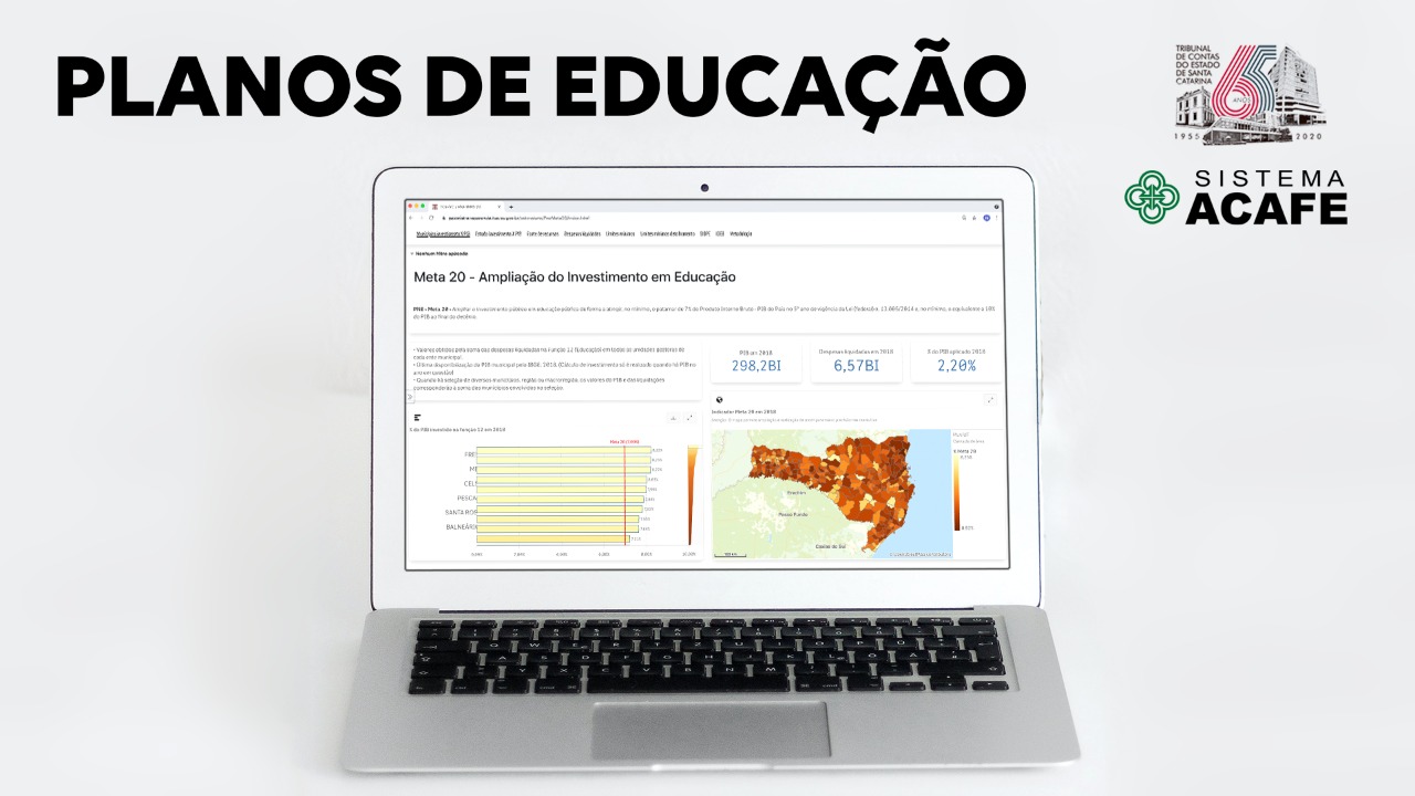 Acafe adere a projeto do TCE/SC que monitora metas dos planos de educação