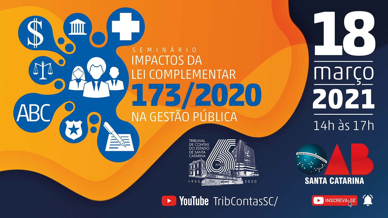 TCE/SC E OAB-SC realizam evento sobre a Lei 173/2020