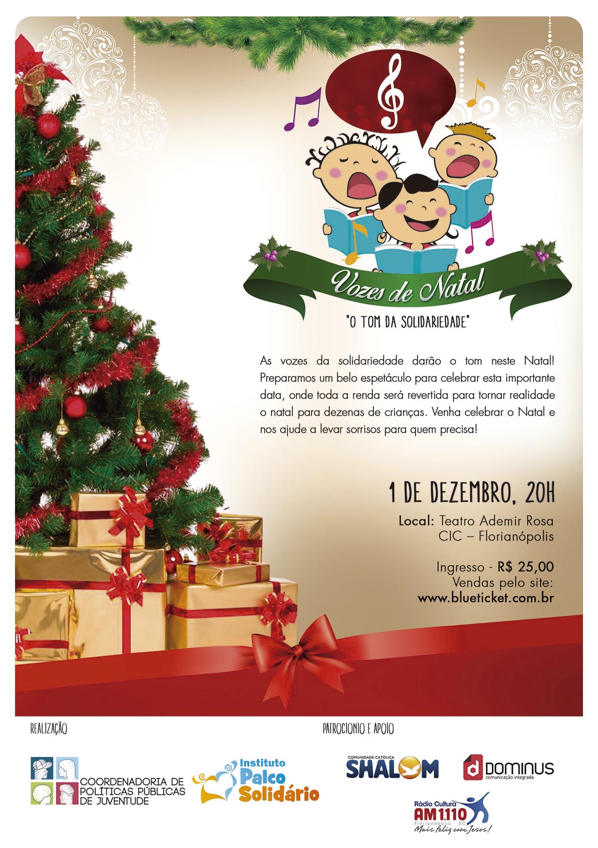 Coral do TCE/SC participa de espetáculo beneficente no CIC