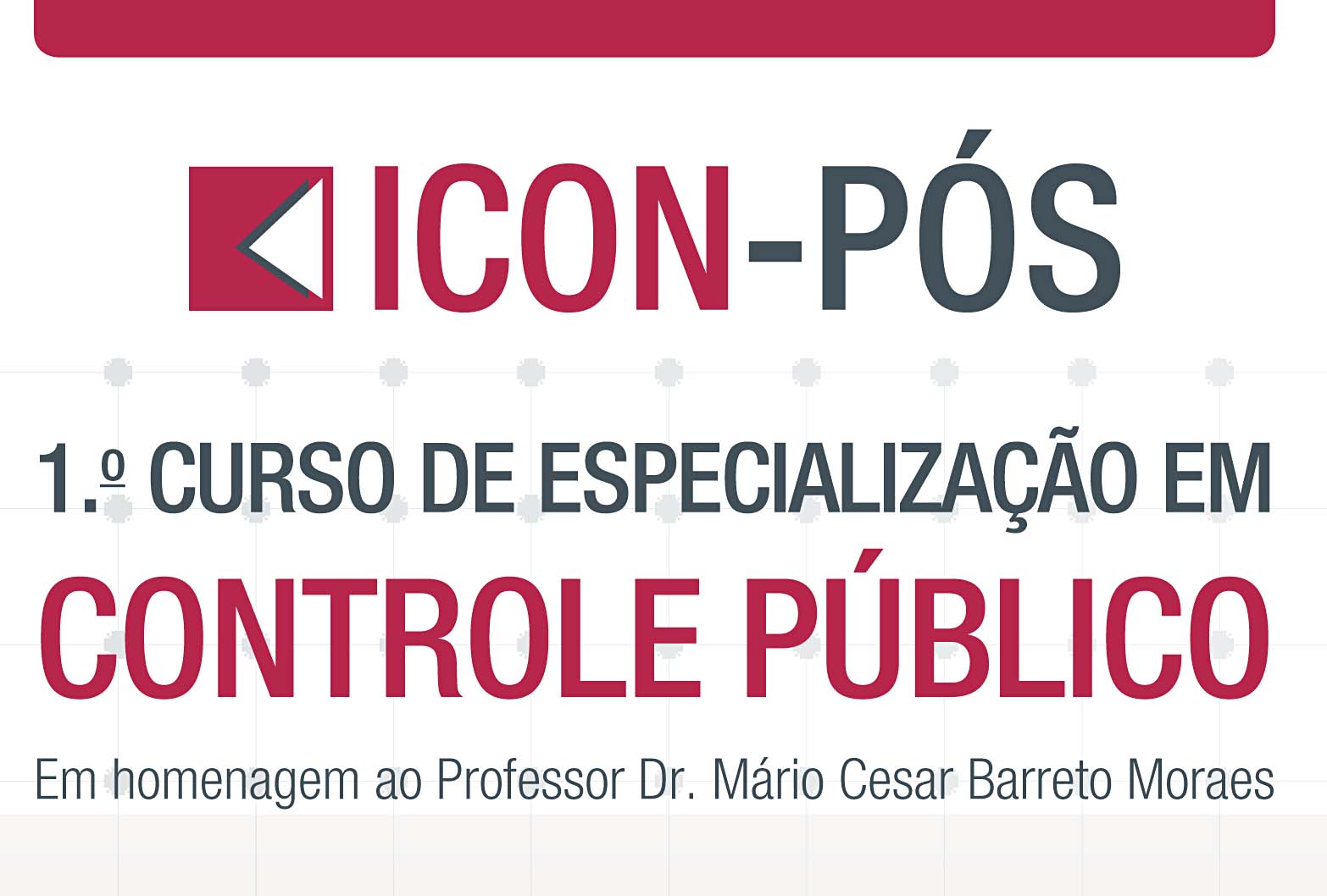 Icon-Pós divulga lista de matrículas homologadas para 1º Curso de Especialização do TCE/SC
