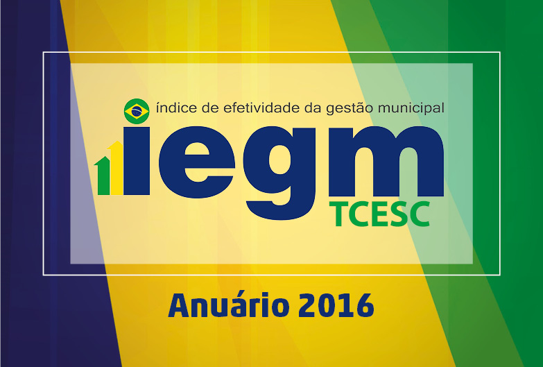 banner IEGM TCE-SC anuário