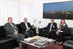 Presidente recebe a visita protocolar de representantes da Acaert 