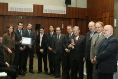 O TCE catarinense recebe homenagem da ATRICON
