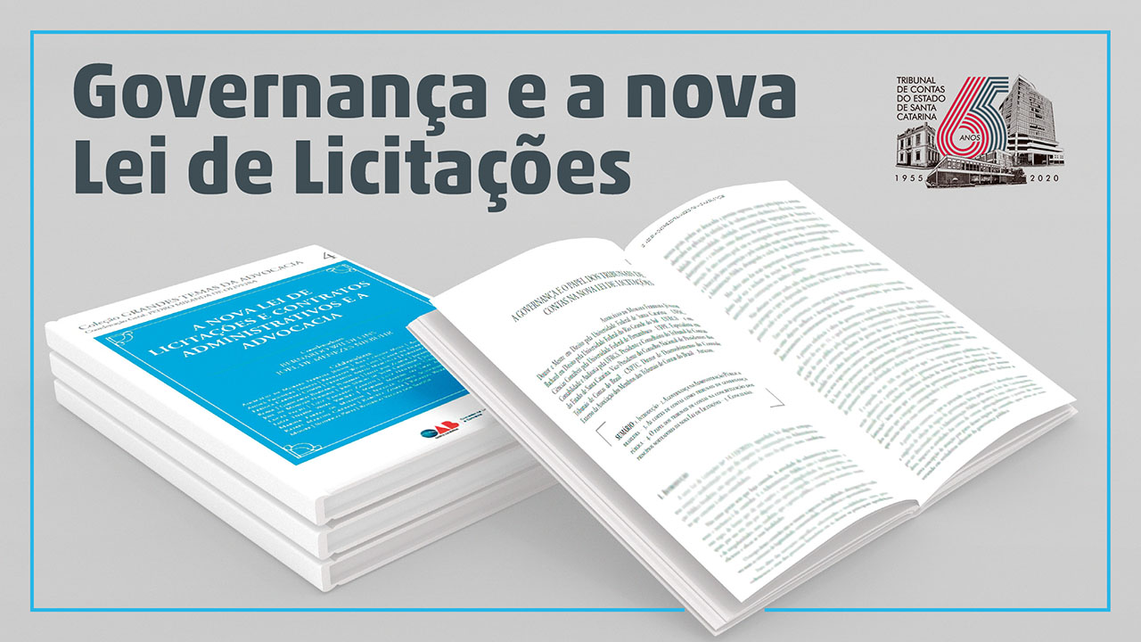 Em artigo, presidente do TCE/SC analisa a governança e o papel dos tribunais de contas a partir da nova Lei das Licitações