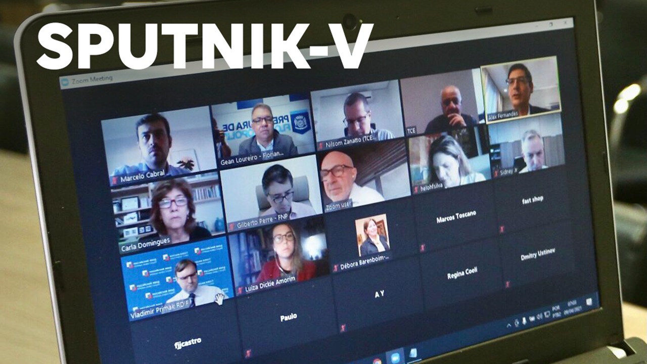 TCE/SC participa de 1ª reunião entre o Consórcio Nacional de Vacinas e o Fundo Soberano Russo sobre a Sputnik V