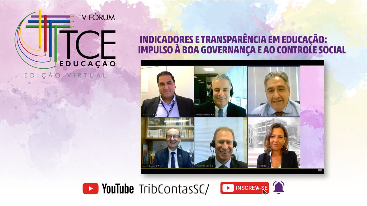 Tribunal de Contas de Santa Catarina abre quinta edição do Fórum TCE Educação, voltado para indicadores e transparência