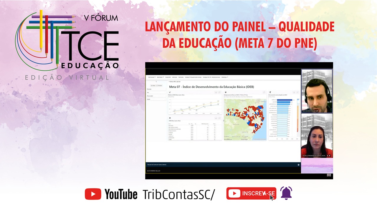 Fórum lança painel da Meta 7 do Plano Nacional de Educação, que trata da qualidade do ensino