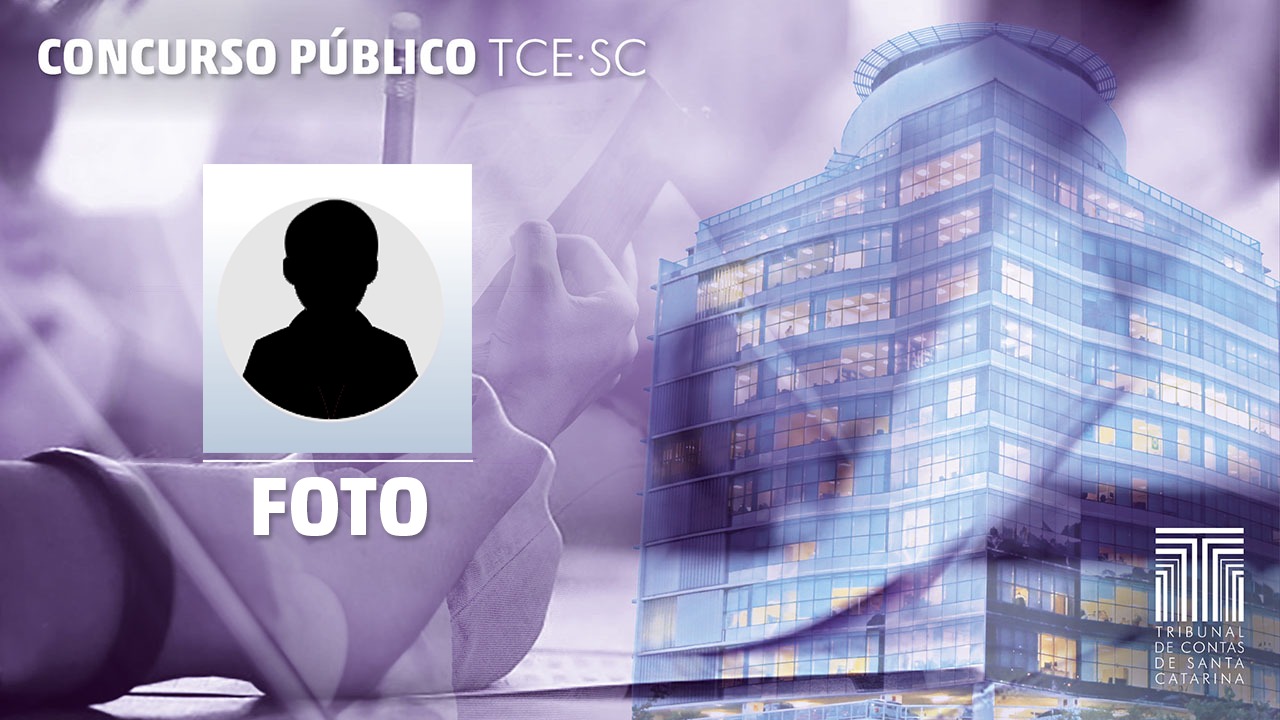 Pessoas que solicitaram inscrição no concurso do TCE/SC devem verificar se a fotografia enviada foi deferida