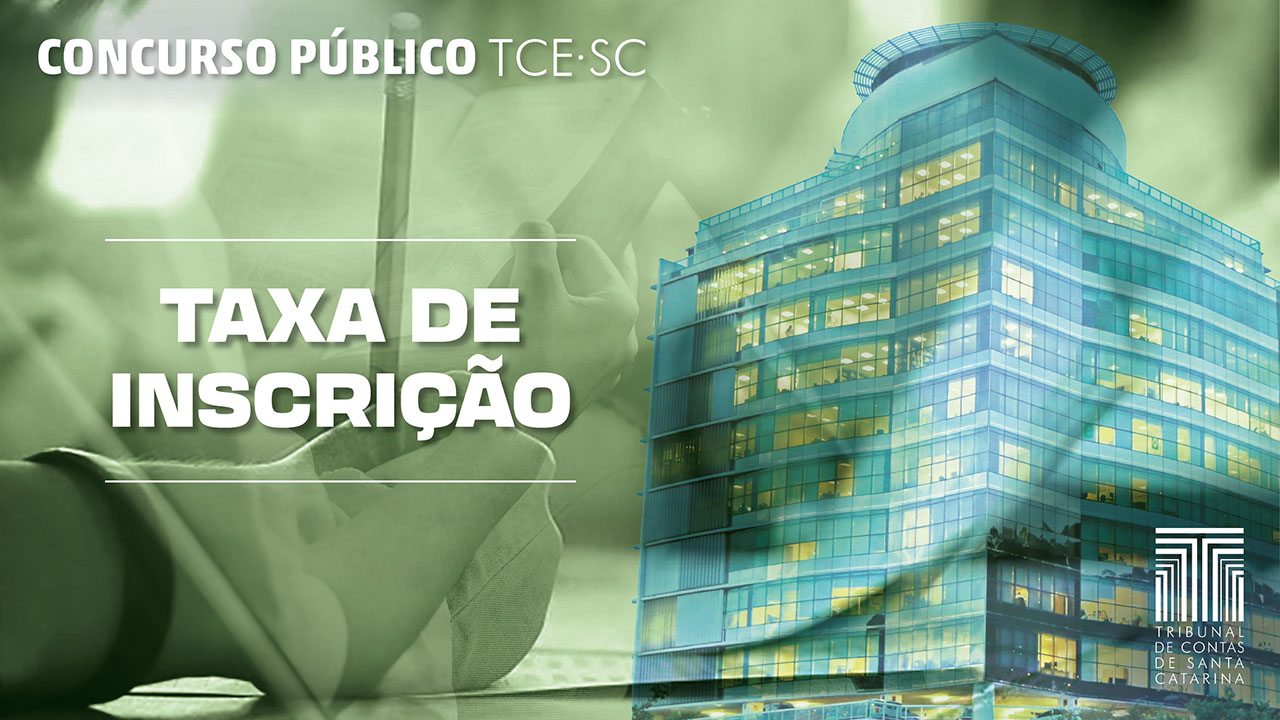 Termina, na segunda-feira (17/1), prazo para pagamento das inscrições do concurso do TCE/SC 