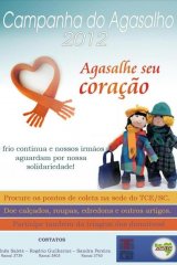 Servidores promovem campanha do agasalho