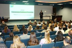 Palestra sobre PPPs atrai grande número de servidores ao auditório