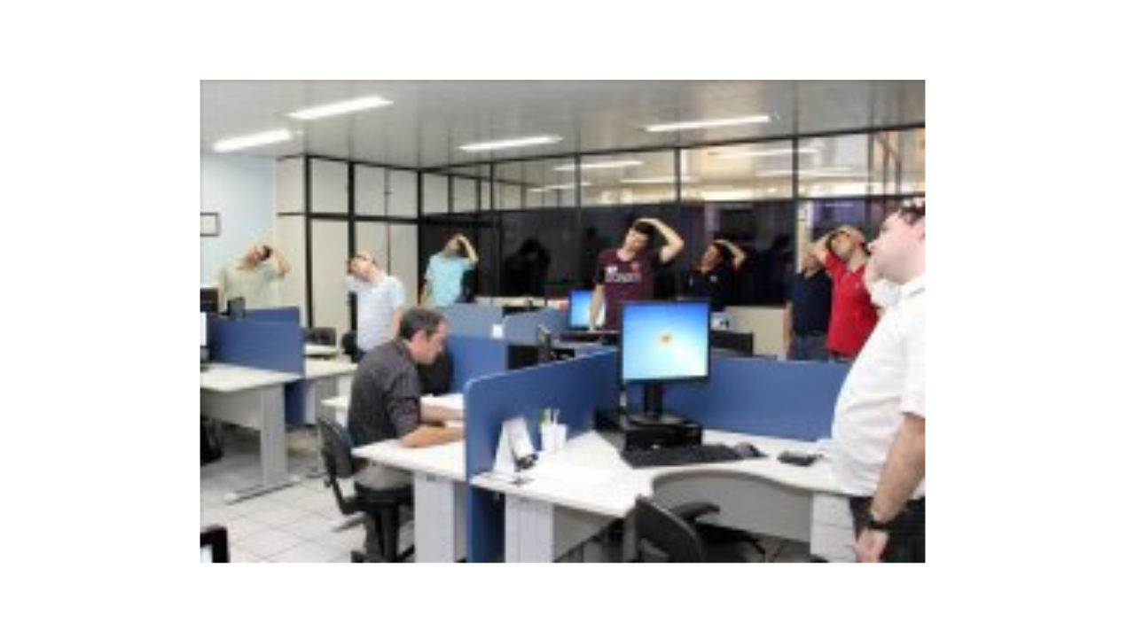 Servidores do TCE/SC reiniciaram as aulas de ginástica laboral