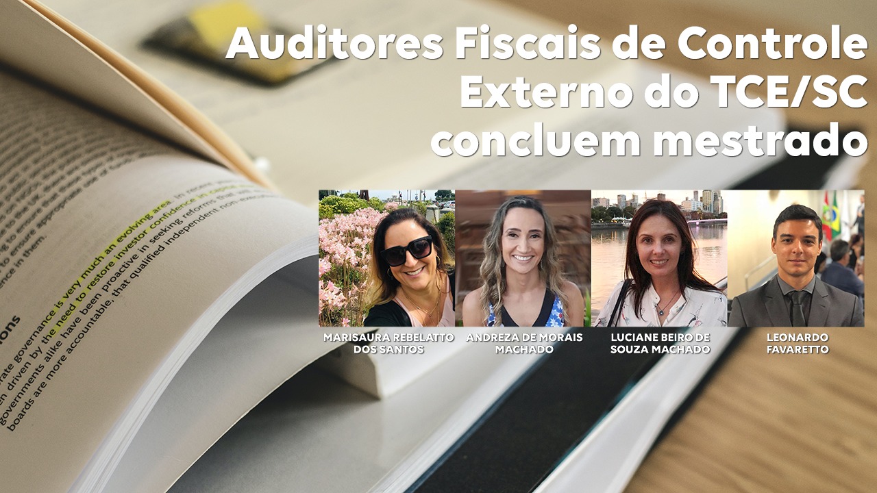 Servidores do TCE/SC concluem curso de mestrado    