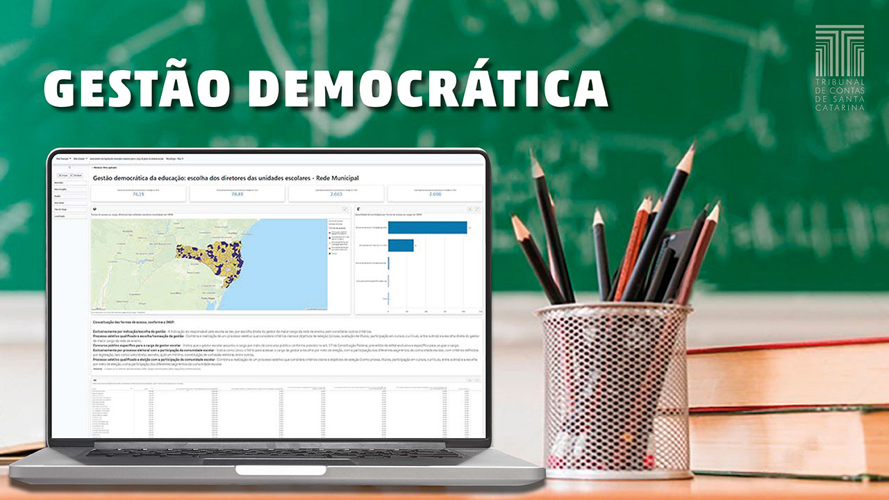 TCE/SC disponibiliza painel para acompanhamento do cumprimento da Meta 19 do Plano Nacional de Educação