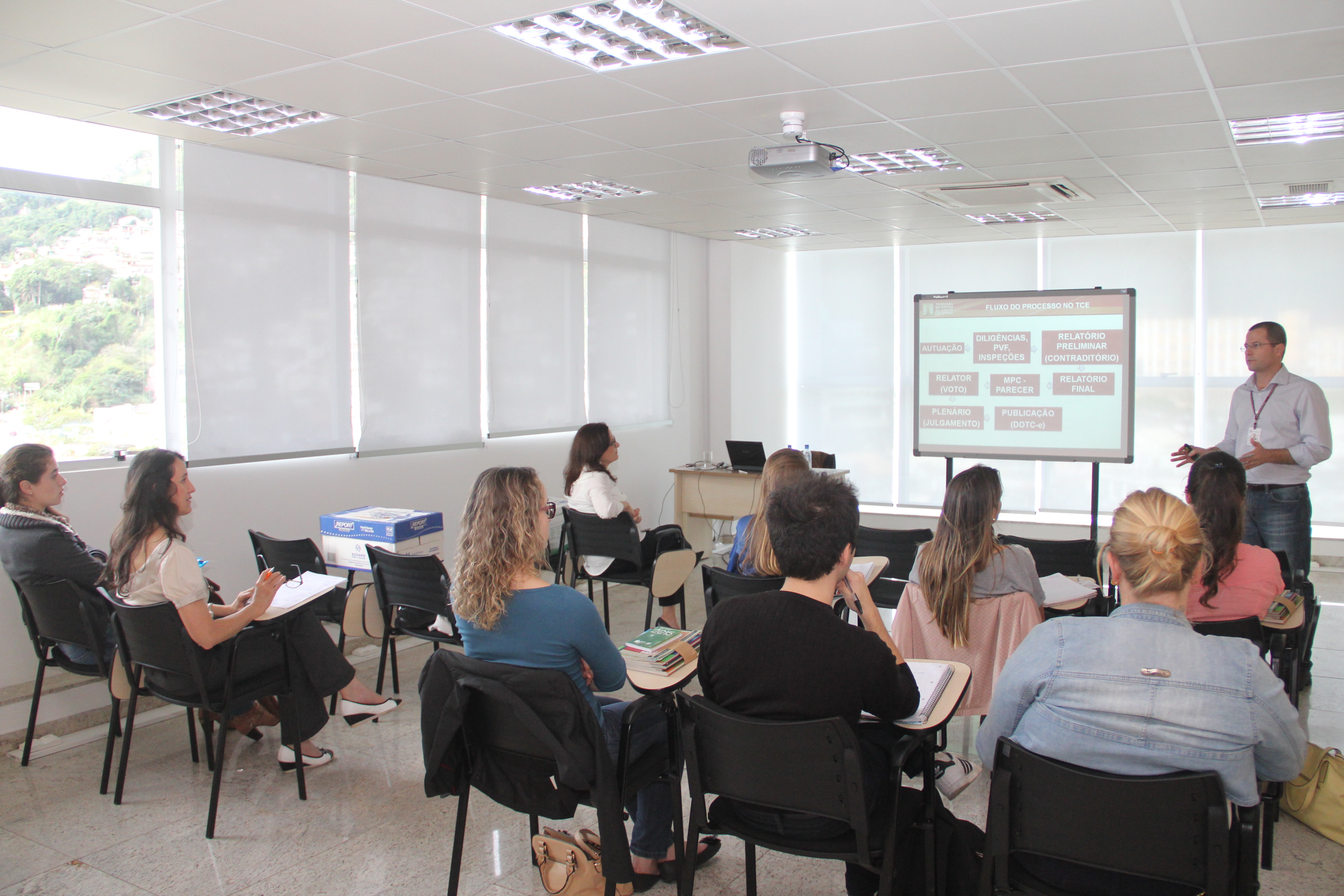 Estudantes da Esag participam do Portas Abertas do TCE/SC