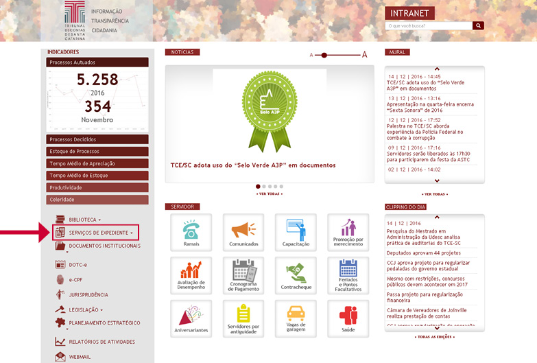 roteiros de auditoria no site