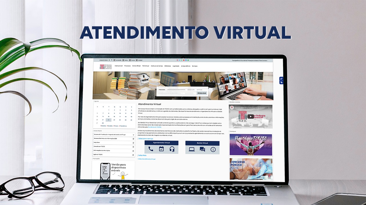 TCE/SC apresenta o Atendimento Virtual a representantes da Defensoria Pública do Estado