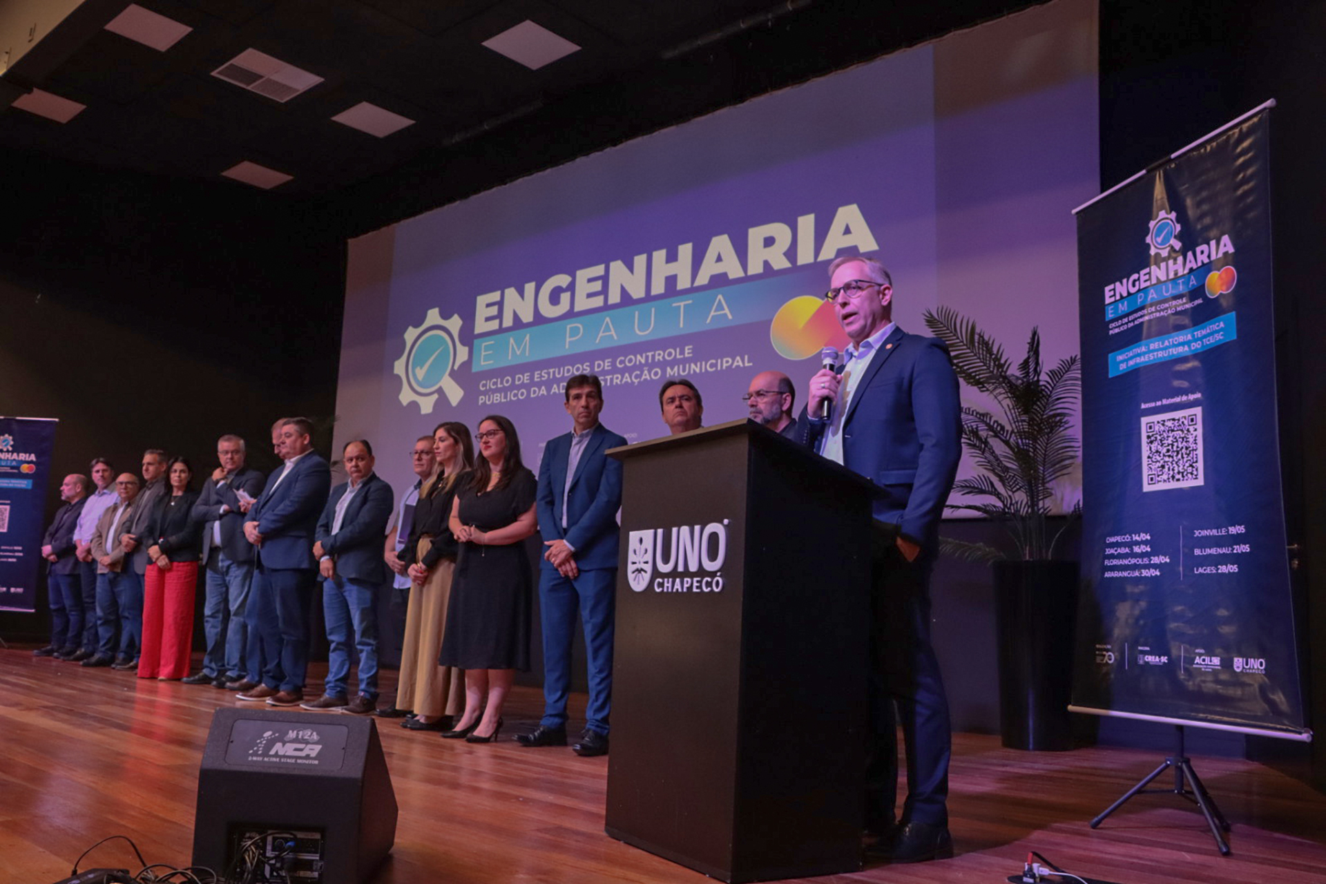 Foto do diretor-geral de Controle Externo do TCE/SC, Sidney Tavares Júnior.