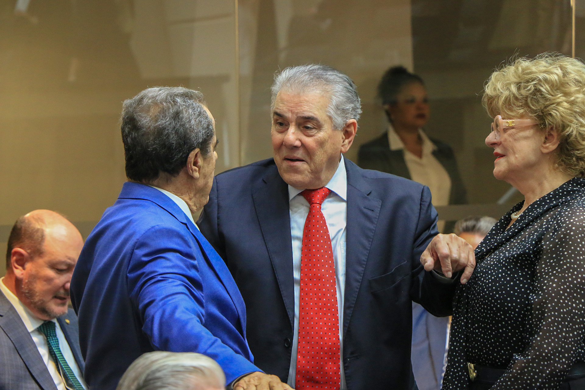 Foto de conselheiros aposentados.