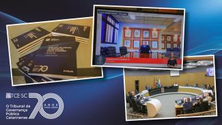 Banner horizontal com três fotos