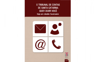 Cartilha da Ouvidoria do TCE/SC orienta cidadão a participar da fiscalização da gestão dos recursos públicos