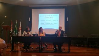 Auditor fiscal de controle externo do TCE/SC participa de evento sobre jurisprudência, em São Paulo