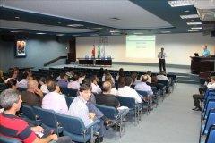 Diretoria de Informática do TCE/SC demonstra as funcionalidades do Sistema de Planejamento de Auditoria para a área técnica 