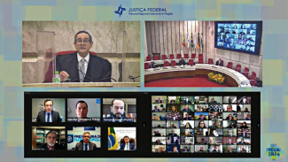 Presidente do TCE/SC participa da posse de novo catarinense na Presidência do Tribunal Regional Federal da 4ª Região