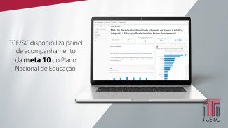 Site do TCE/SC permite acompanhar se pelo menos 25% das matrículas do EJA no Estado e nos municípios são integradas à educação profissional 