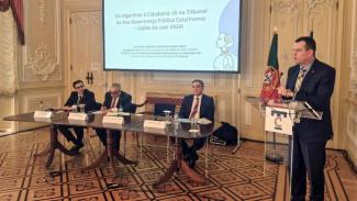 O corregedor-geral do Tribunal de Contas do Estado de Santa Catarina (TCE/SC) e vice-presidente de Relações Internacionais da Associação dos Membros dos Tribunais de Contas do Brasil (Atricon), conselheiro Adircélio de Moraes Ferreira Júnior, apresentou o tema “Do algoritmo à cidadania: IA no Tribunal da Boa Governança Pública Catarinense — lições do case VigIA” no IX Seminário Ibero-Americano de Direito e Controlo, em Lisboa (Portugal).   Com o tema “O Estado, o Controle, a Cidadania, o Algoritmo e a Intel