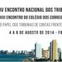 IV Encontro Nacional dos Tribunais de Contas terá homenagem a conselheiro aposentado do TCE/SC e lançamento de livros
