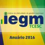 banner IEGM TCE-SC anuário