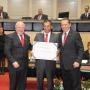 Conselheiros do TCE/SC são homenageados no aniversário do Legislativo catarinense