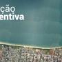 Banner horizontal com foto aérea de praia. A faixa de areia e de construções está à direita e abaixo. Na parte superior da imagem está o mar. Por cima, há o texto “Atuação preventiva”.